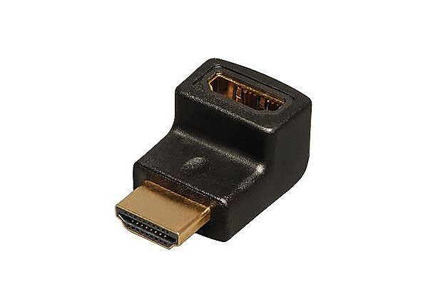 Tripp Lite HDMI Right Angle Up Adapter Coupler Compact Male to Female product image