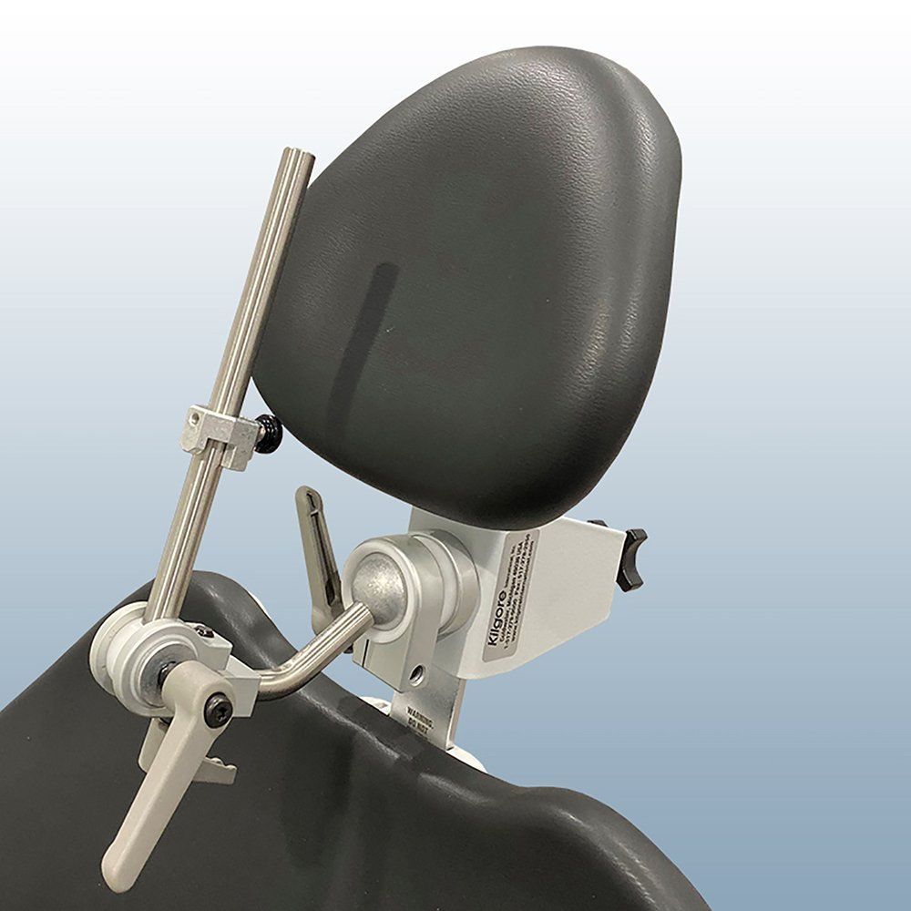 Compact Bench/Chair Mount with Universal Ball Joint and Two Swivel Joints product image