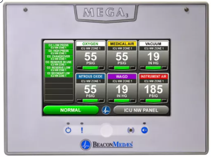 Combo Alarm System O2 N2O Vac WAGD O2 Vac product image