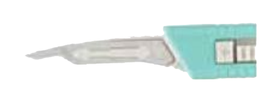 Disposable Safety Scalpels, Sterile, # 15C, 10/Pk, 4-515C image