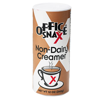 Office Snax® Reclosable Non-Dairy Powder Canister 12oz Carton of 24 product image