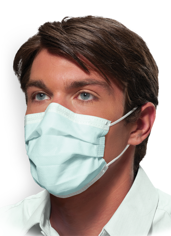Crosstex Surgical Face Mask ASTM Level 3 White Box of 40 product image